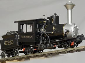 Cog Railway Locomotive #9 - O Scale in Tan Fine Detail Plastic
