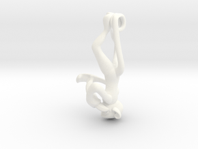 3D-Monkeys 113 in White Processed Versatile Plastic