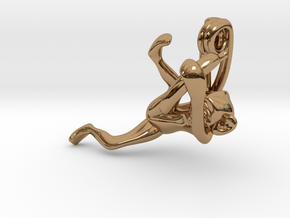 3D-Monkeys 120 in Polished Brass