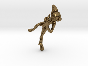 3D-Monkeys 125 in Polished Bronze