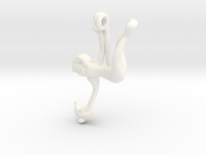 3D-Monkeys 144 in White Processed Versatile Plastic