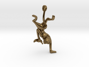 3D-Monkeys 150 in Polished Bronze