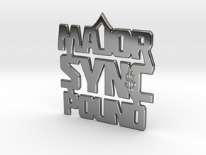 MAJOR Sync Pound 4.20 in Fine Detail Polished Silver
