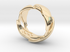 US16 Ring III in 14k Gold Plated Brass