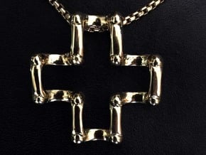 Greek Cross in 14K Yellow Gold