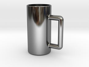 Excessive drinking cup in Fine Detail Polished Silver