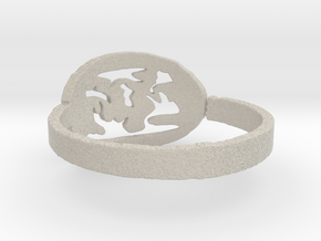 Fire Ring Size 6.5 in Natural Sandstone