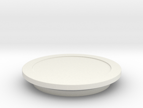 Modeling Coasters in White Natural Versatile Plastic