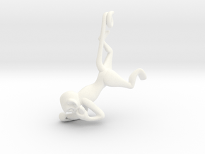 3D-Monkeys 192 in White Processed Versatile Plastic