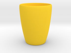 Coffee mug #1 XL - Inner ear in Yellow Processed Versatile Plastic