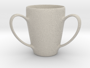 Coffee mug #2 - 3 Handles in Natural Sandstone