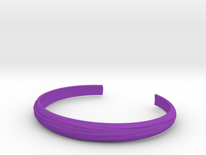 Ripple Cuff in Purple Processed Versatile Plastic