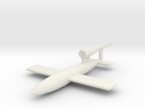 V-1 Flakzielgerät 76 Flying Bomb 'Doodlebug' in White Natural Versatile Plastic: 1:200