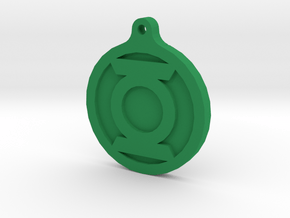 Green Lantern Key Chain in Green Processed Versatile Plastic