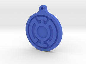 Blue Lantern Key Chain in Blue Processed Versatile Plastic