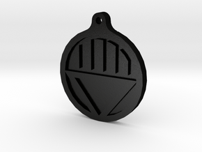 Black Lantern Key Chain in Matte Black Steel