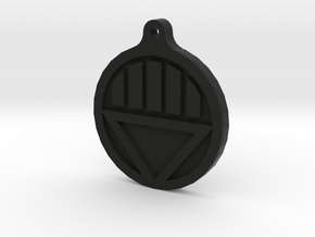 Black Lantern Key Chain in Black Natural Versatile Plastic
