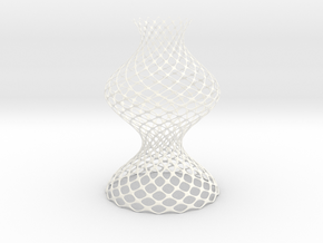 Vase 01 in White Processed Versatile Plastic