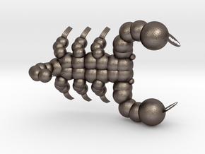 Scorpion in Polished Bronzed Silver Steel