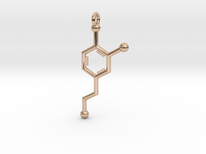 Dopamine Pendant in 14k Rose Gold Plated Brass