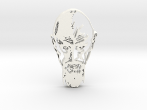 Ming the Merciless  in White Processed Versatile Plastic