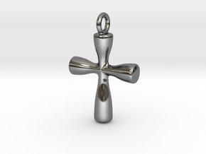 CLASSIC CROSS in Fine Detail Polished Silver