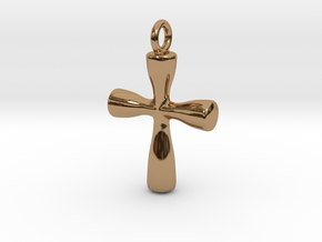 CLASSIC CROSS in Polished Brass