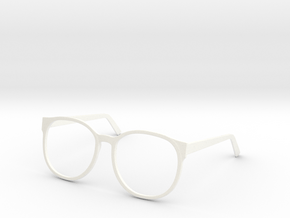 Clark Kent glasses (wearable) in White Processed Versatile Plastic