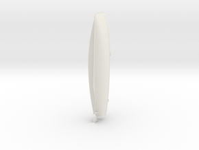 50ft Pinnace Downscaled (small) in White Natural Versatile Plastic