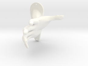 Child size hand in White Processed Versatile Plastic