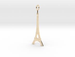 Eiffel Tower Pendant in 14k Gold Plated Brass