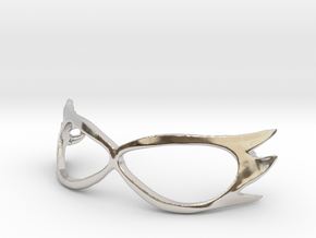 Sailor-V 1/3 scale Mask for BJD in Rhodium Plated Brass