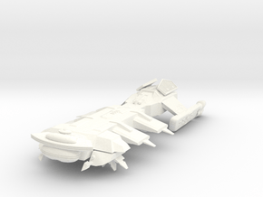 Klingon Troup Transport in White Processed Versatile Plastic