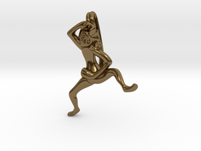 3D-Monkeys 210 in Polished Bronze