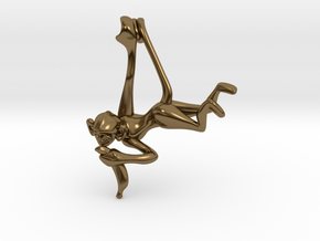 3D-Monkeys 211 in Polished Bronze
