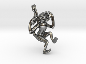 3D-Monkeys 220 in Fine Detail Polished Silver