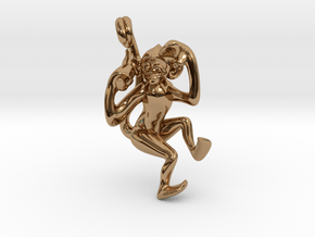 3D-Monkeys 220 in Polished Brass