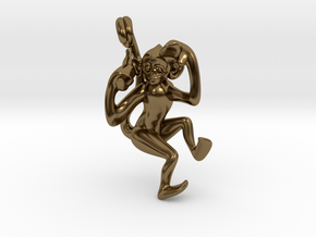 3D-Monkeys 220 in Polished Bronze