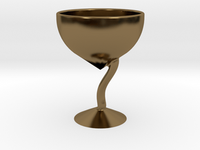 酒杯 in Polished Bronze