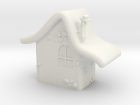 House 1 in White Natural Versatile Plastic