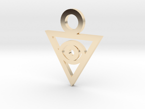 Aigami's Pendant- Yu-Gi-Oh! Darkside of Dimensions in 14K Yellow Gold