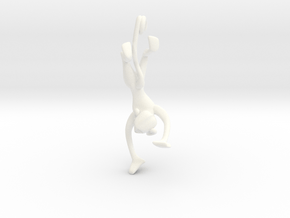 3D-Monkeys 227 in White Processed Versatile Plastic