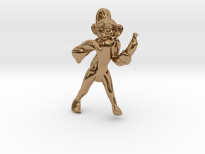 3D-Monkeys 240 in Polished Brass