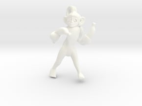 3D-Monkeys 240 in White Processed Versatile Plastic