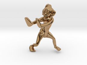 3D-Monkeys 256 in Polished Brass