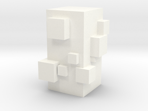 Cubic Chess - Pawn in White Processed Versatile Plastic