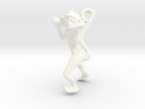3D-Monkeys 260 in White Processed Versatile Plastic