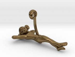 3D-Monkeys 265 in Polished Bronze