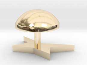 Corners modeling lamp in 14k Gold Plated Brass