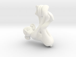 3D-Monkeys 277 in White Processed Versatile Plastic